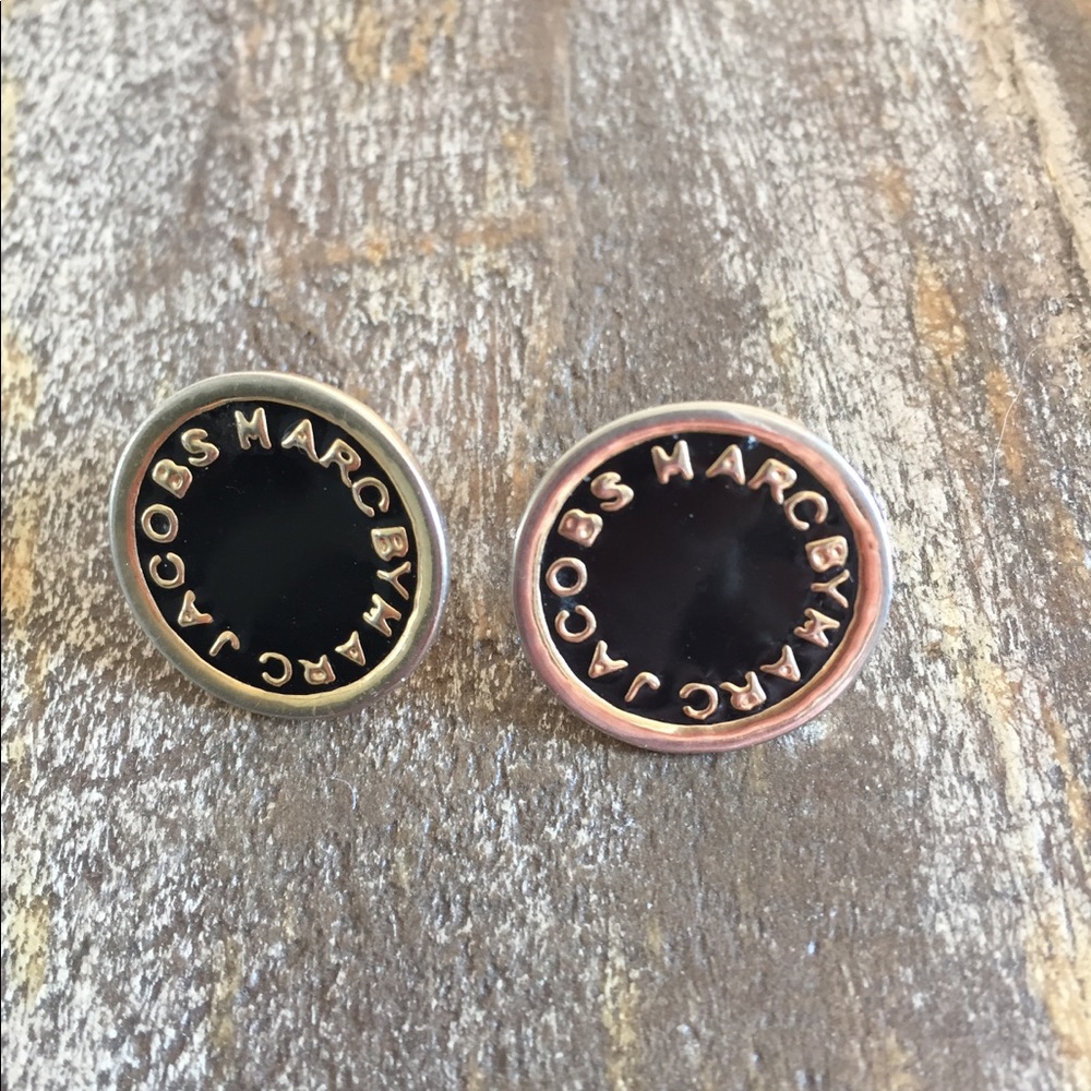 Marc  Jacobs  logo earrings